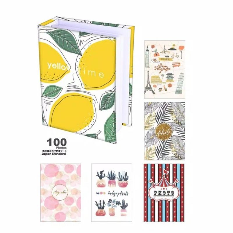 Album Foto 4R isi 100 Foto Hardcover Exsclusif Motif Random