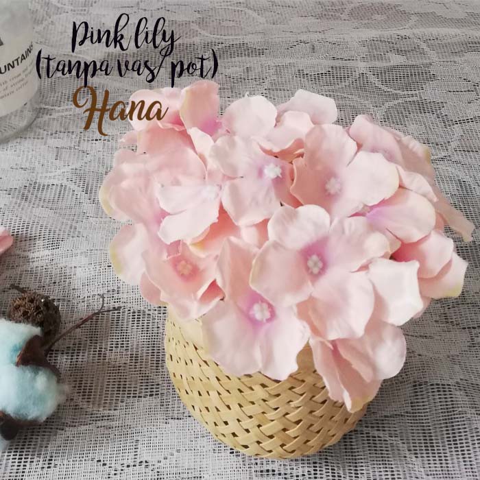 bunga plastik hydrangea/bunga plastik dekorasi/bunga artificial