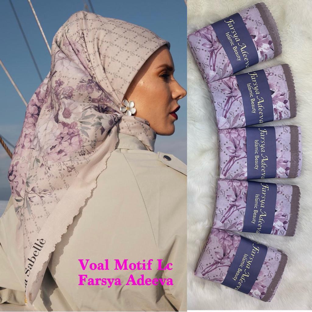 SEGI EMPAT MOTIF TERBARU HIJAB SEGI EMPAT MOTIF DEENAY  LASERCUT  TERMURAH DAN TERLARIS NAYLA HIJA'B-ANGGREK PINK