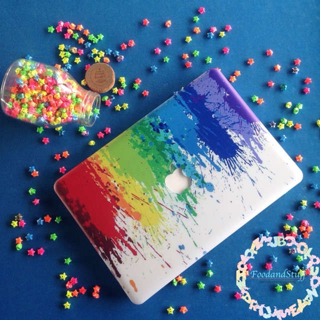 MACBOOK Case DRW RAINBOW NEW AIR PRO RETINA 11 12 13 14 15 16 INCH NON /  WITH CD ROOM / TOUCHBAR / TOUCH ID / M1 2020 2021 2022