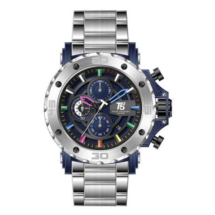 T5 H3702 list warna jam tangan pria original T5 H 3702 crono aktif