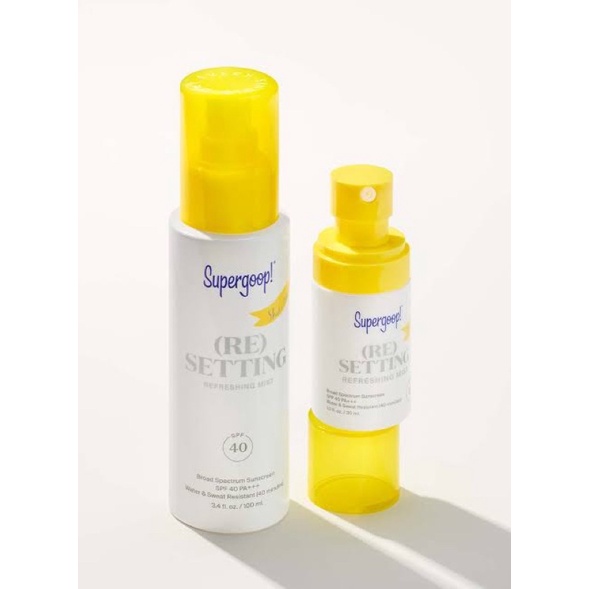 SUPERGOOP - Re Setting Refreshing Mist SPF 40 - SUPERGOOP Sunscreen
