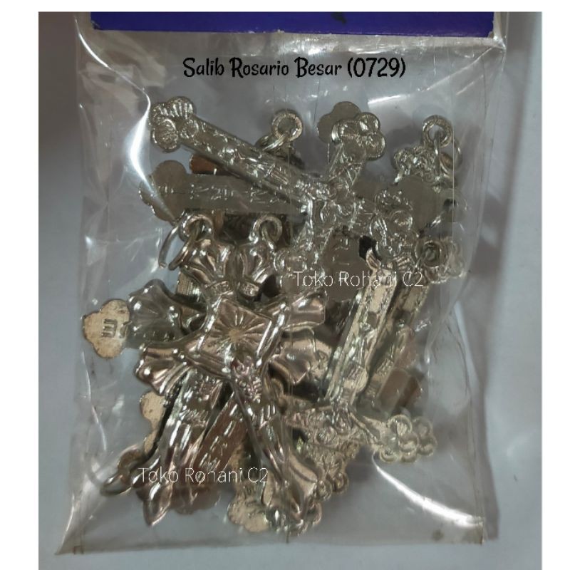 Liontin Salib Rosario Besar (0729) - Salib Rosario - Liontin Salib - Bahan Rosario