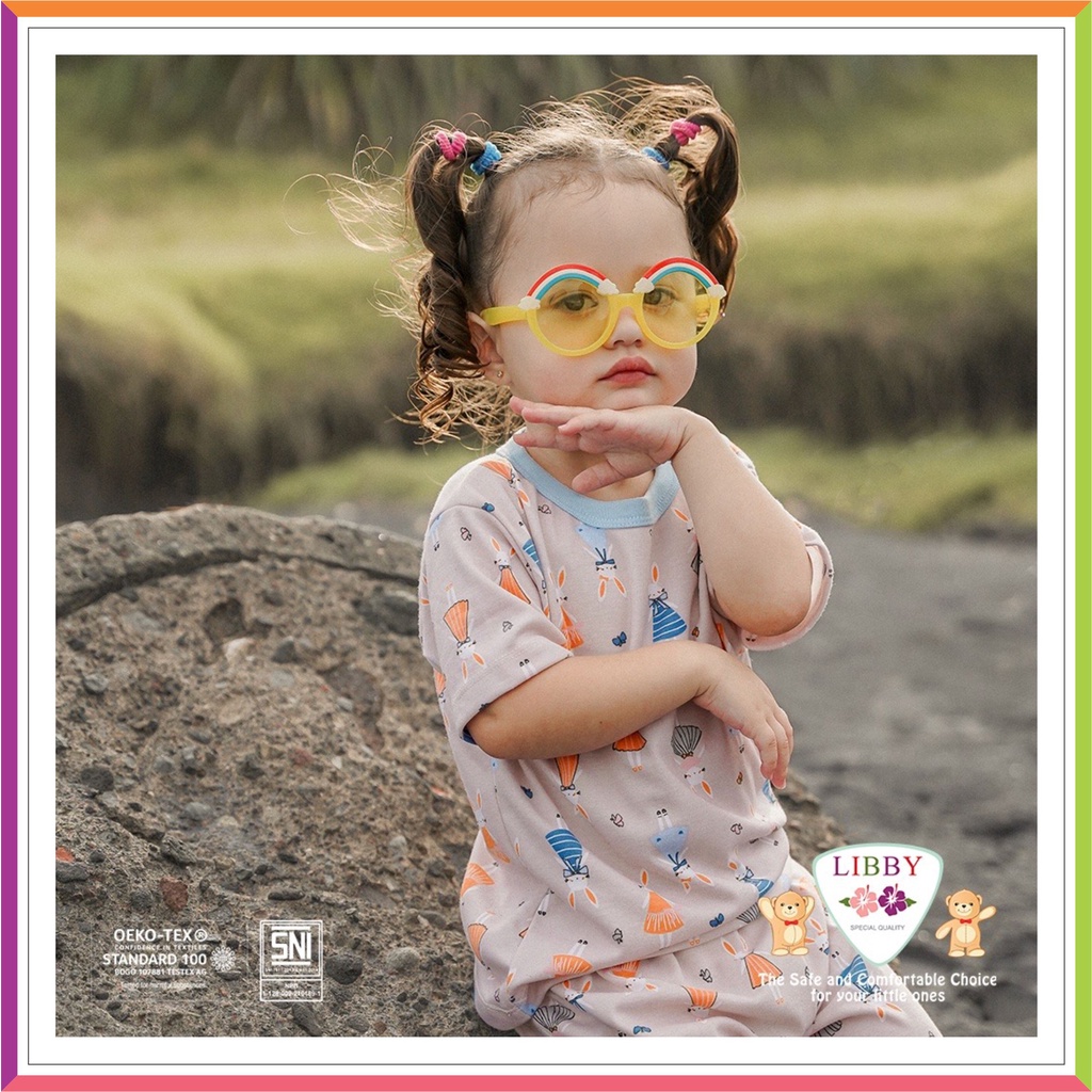 LIBBY PRINT MOTIF TERBARU HELLO SUNSHINE | SETELAN PENDEK | SETELAN PANJANG LIBBY BABY S M L ❤ Fashionbabies ❤