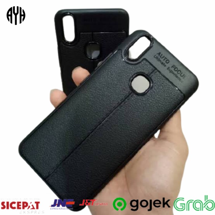 AYH Case Auto Focus Silicone Samsung Galaxy A71 Soft Case Full Cover Hitam