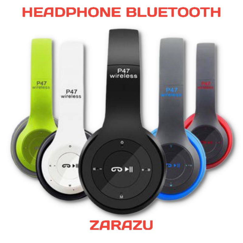 HEADPHONE Bluetooth Gaming Headset Wireless Pro Bass P47  headset bluetooth