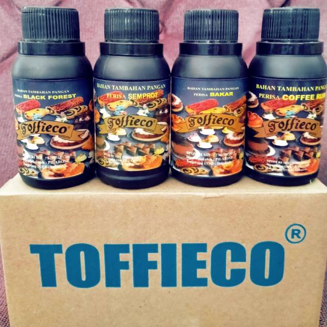

Toffieco black forest, semprot, bakar, dan coffee rum 100 gr