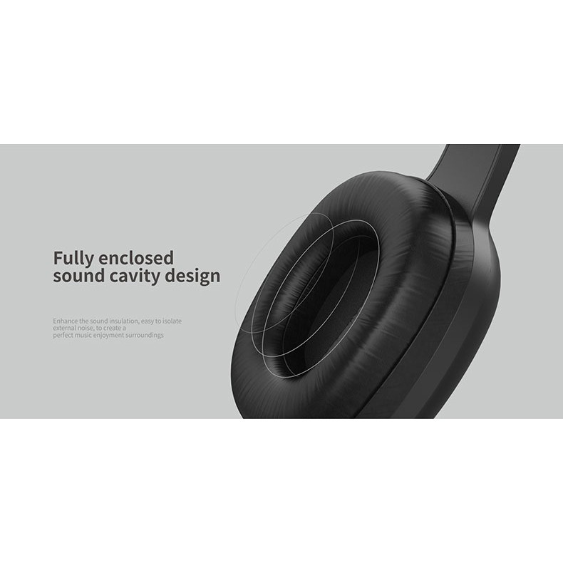 HAVIT Wireless Bluetooth on-Ear Headphones with Built-In Microphone Noise Cancellation Foldable