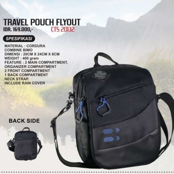 Tas Slempang Co-trek / Travel Pouch Co-Trek FlyOut Original