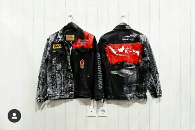 Jacket Denim Nusantara by Memphis Origins