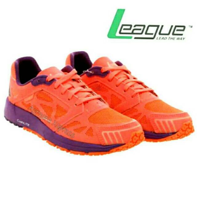 League Original Volans Nocturnal LA Sepatu Lari - Bright Mango Dahlia Peach Cream