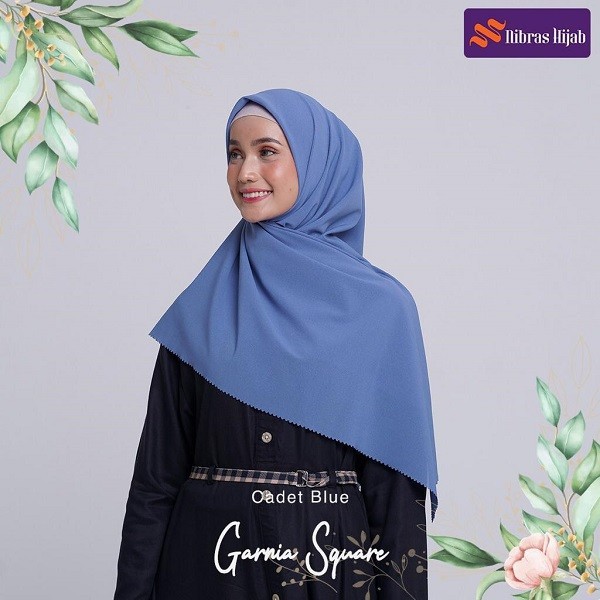 Garnia Square Nibras Hijab 17 Variasi Warna / Square Instan Jilbab Hijab Segiempat Segi Empat Polos-4