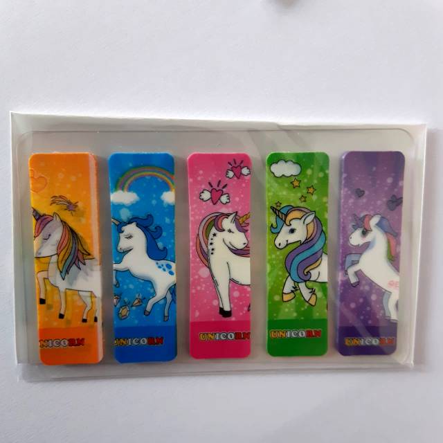 

Stick Note/ Pembatas Buku Karakter Fancy Plastik Lucu