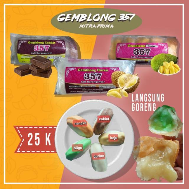 

GEMBLONG 357 ASLI Tanpa Pengawet