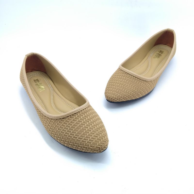 Sepatu Wanita Flatshoes Dixxi polos Andis AN01