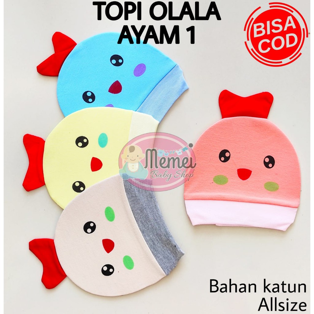 Topi bayi OLALA Kupluk bayi perlengkapan bayi lahir