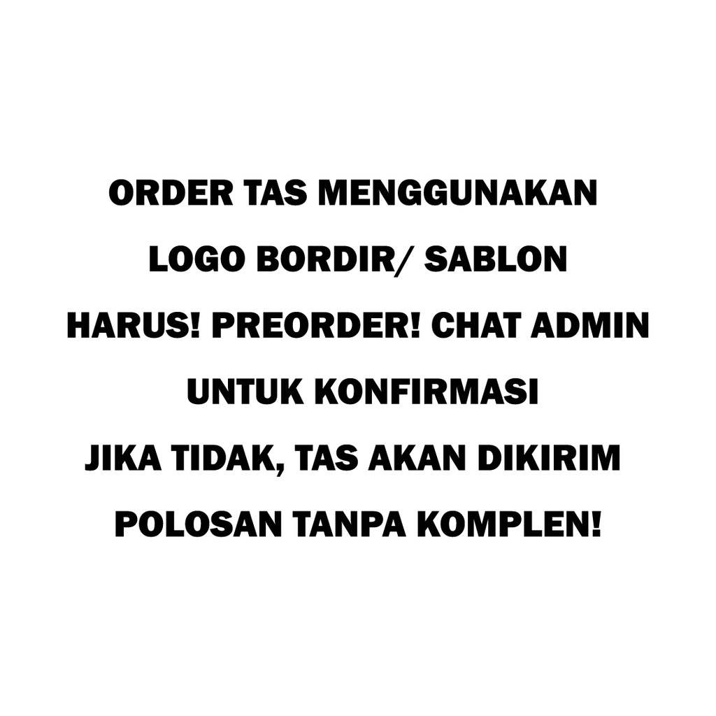 GROSIRAN TAS RANSEL POLO USA HITAM POLOS SABLON SMK BHAKTI NUSANTARA TAS SOUVENIR SEMINAR PROMOSI