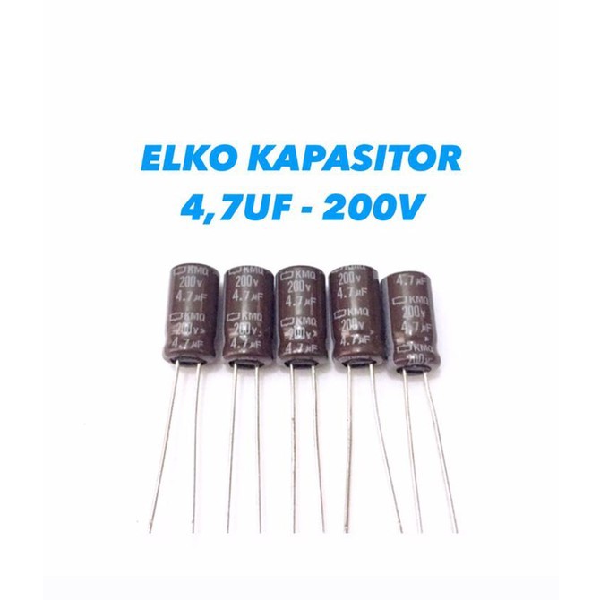 ELKO KAPASITOR 4,7UF - 200V