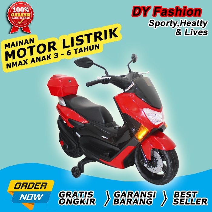 Mainan sepeda motor listrik aki anak Nmax SP62 motor motoran anak n max laki laki perempuan murah