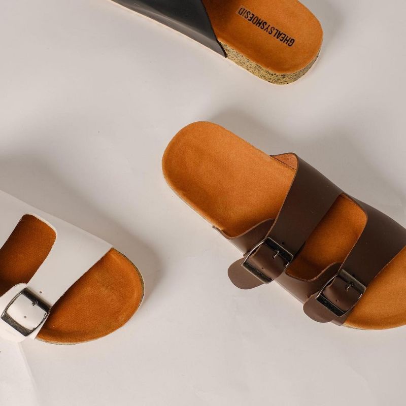 GHEALSYSHOES BIRKEN TWO STRAP (FREE GIFT)