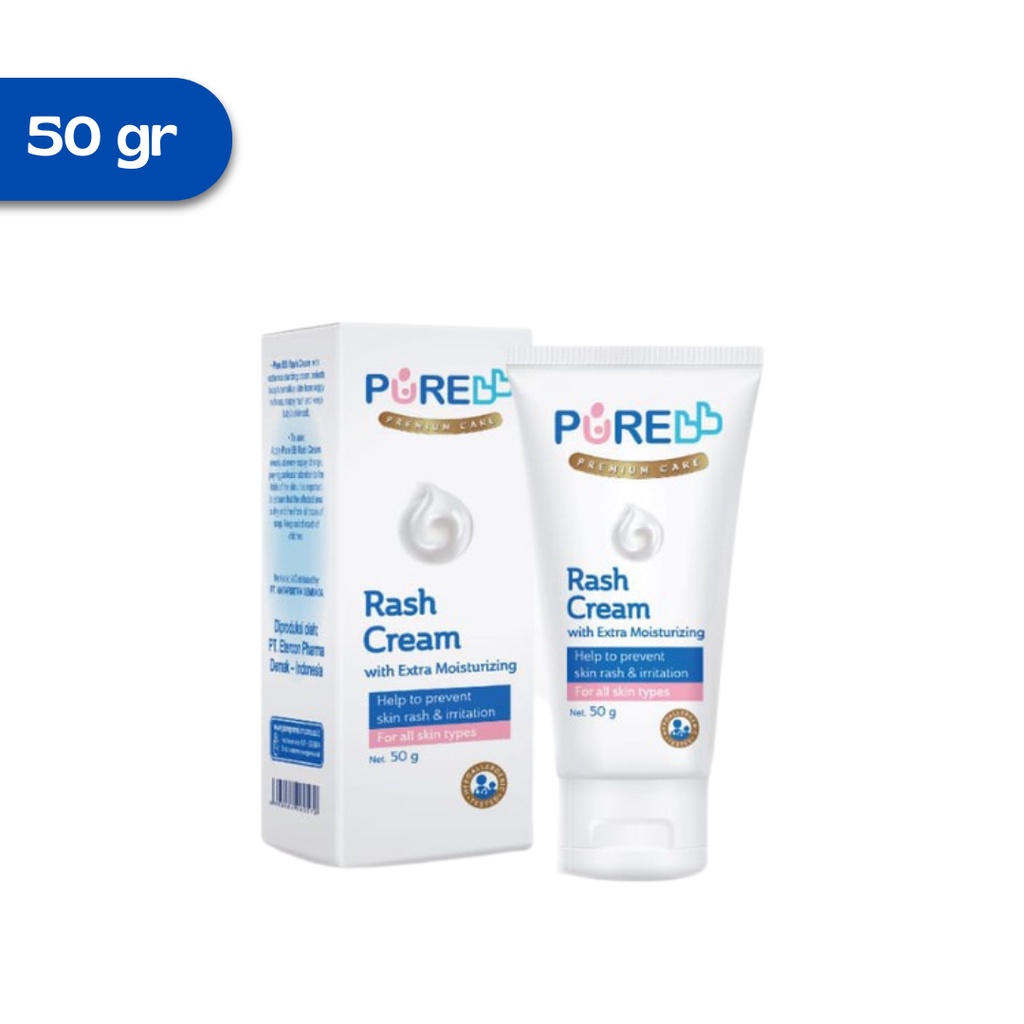 Pure BB Rash Cream extra moisturizing/anti ruam popok 50gr