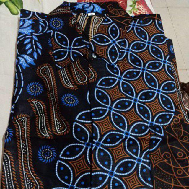 New Arrival Distro Batik Pria Bordir Sogan Hrb026