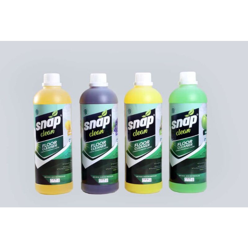 snap clean floor cleaner sereh, lemon, apel dan lavender cairan pembersih lantai 1L