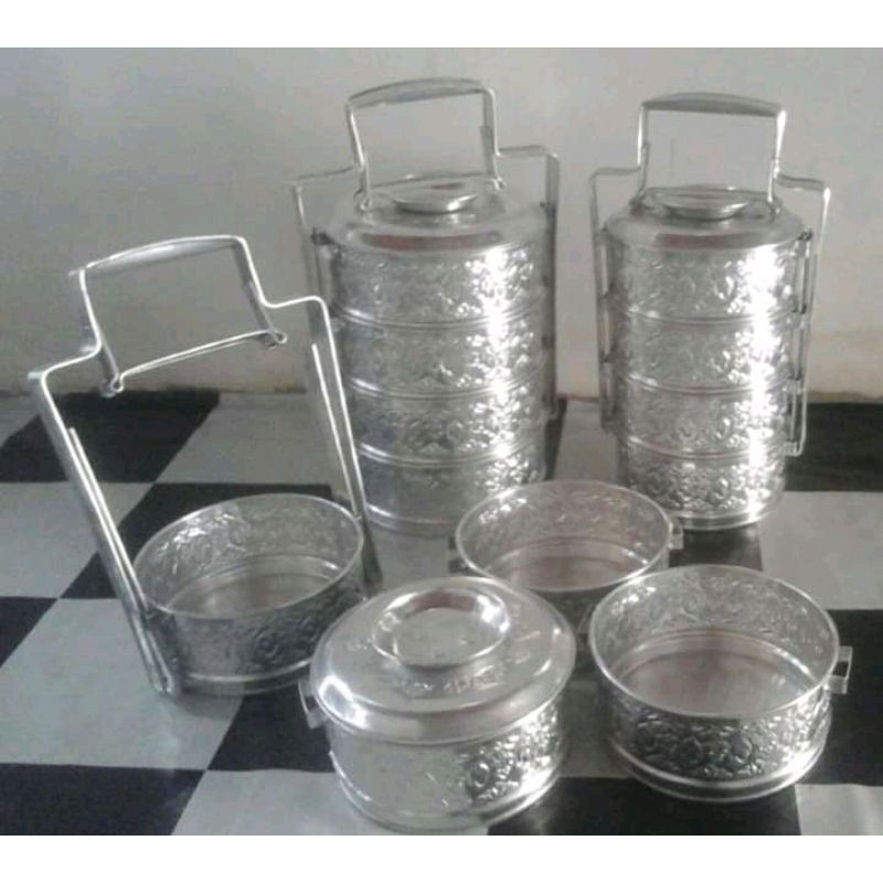 Rantang besar 3 susun dan 4 susun