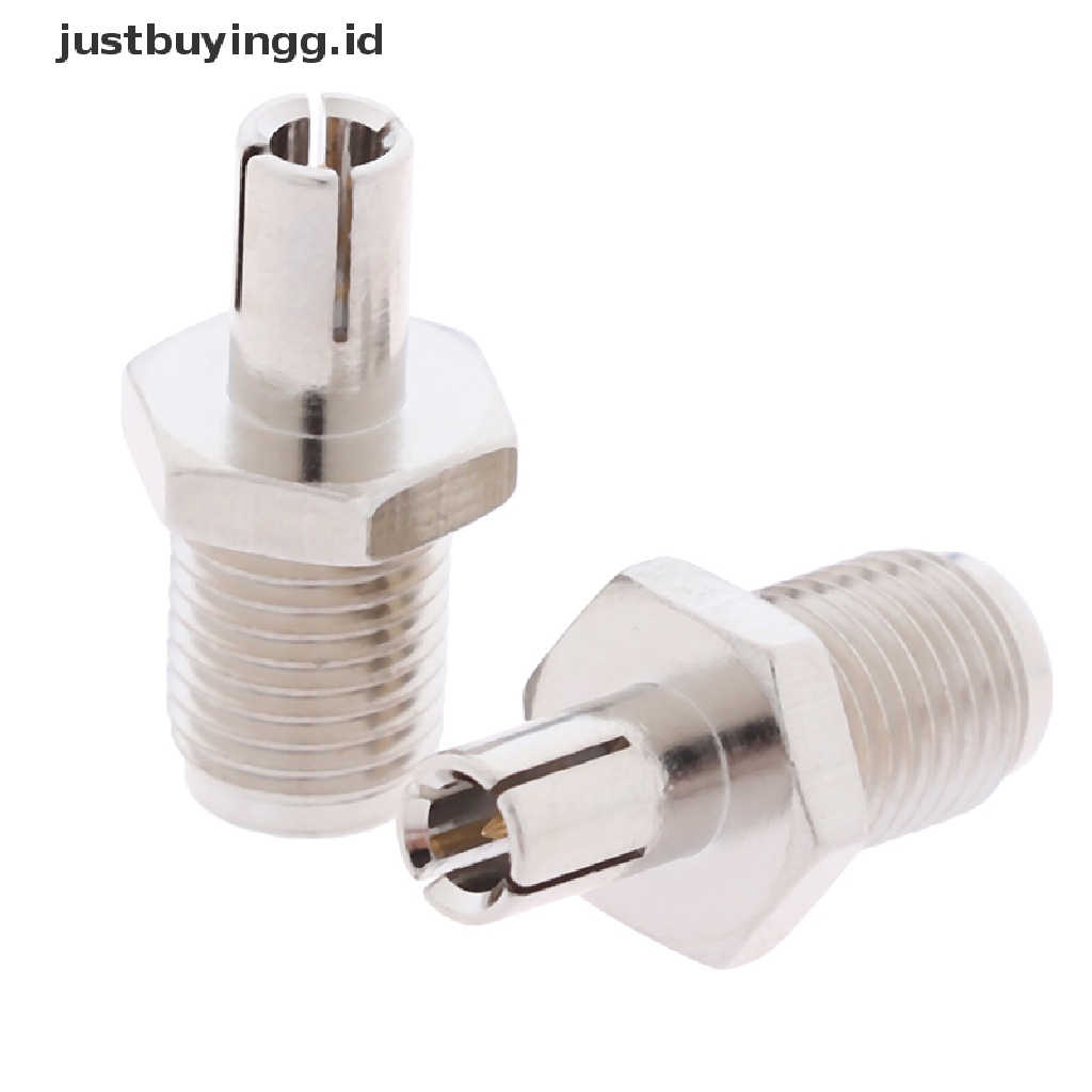 2pcs Adapter Konektor Rf Coaxial Jack Sma Female Ke Ts9 Male Plug