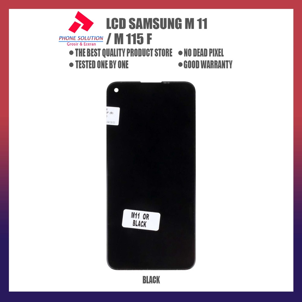 LCD Samsung M11/M115F/A11 Fullset Touchscreen Original 100% // Supplier LCD Samsung - Garansi 1 Bulan