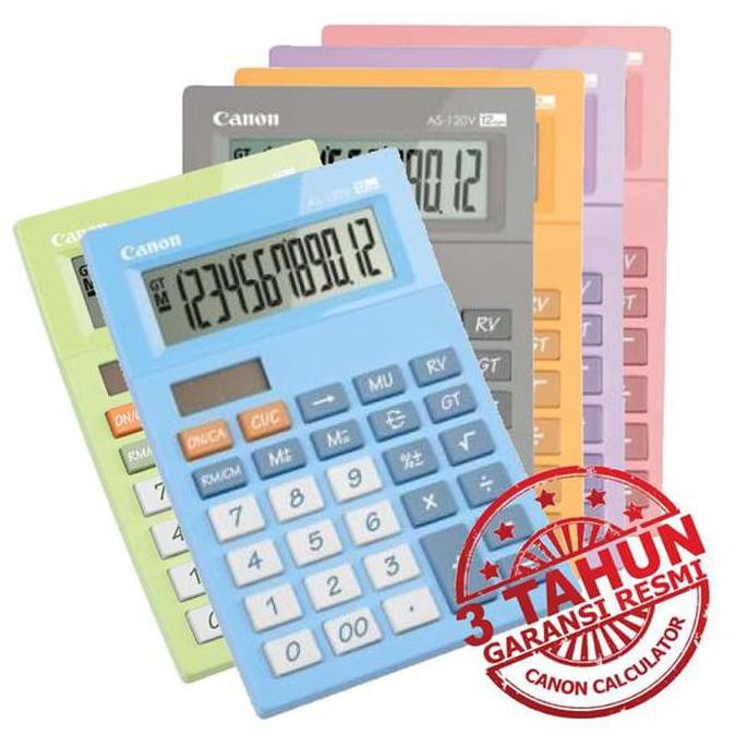 

ILARISl Kalkulator Canon AS 120V Ungu ICLQl