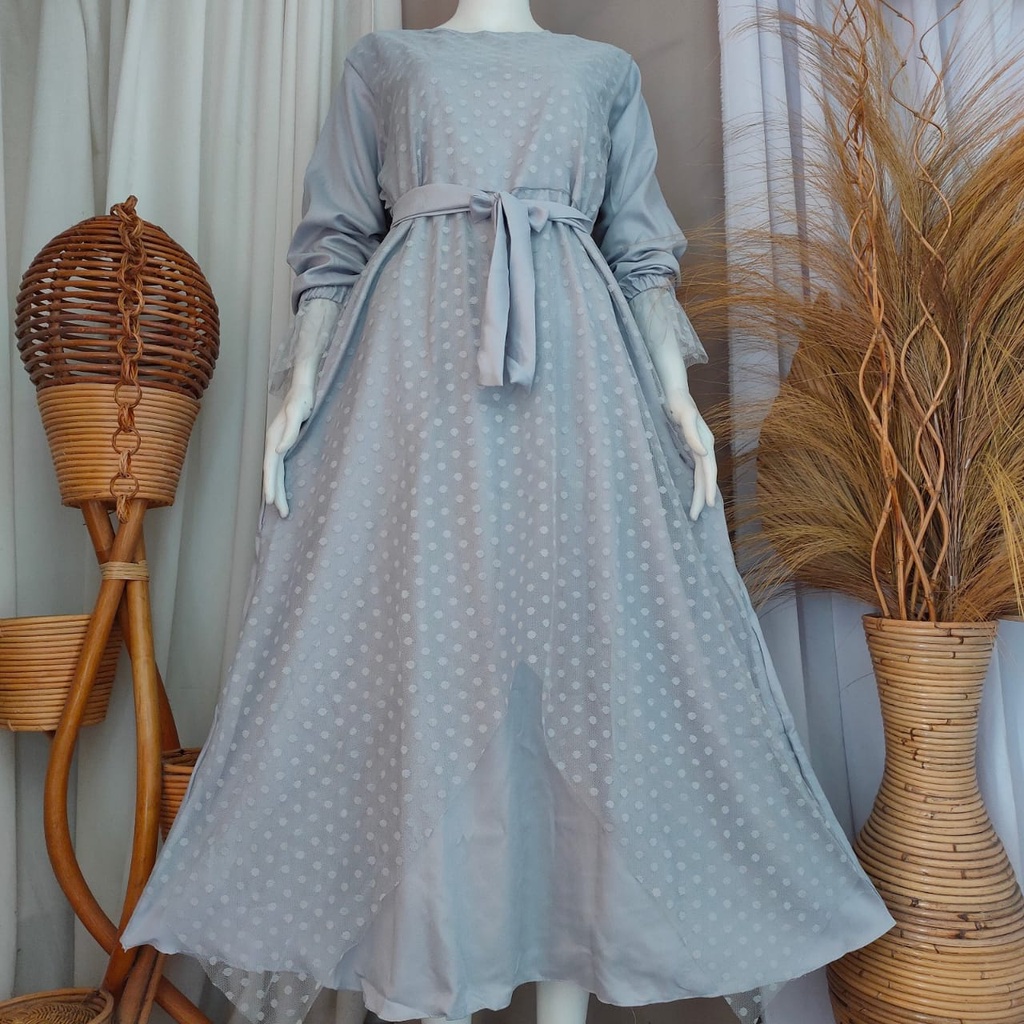 GAMIS MATT-MOSCREPE MIX TILE POLKADOT TERBARU/GAMIS MATT-MOSCREPE MIX TILE POLKADOT TERLARIS