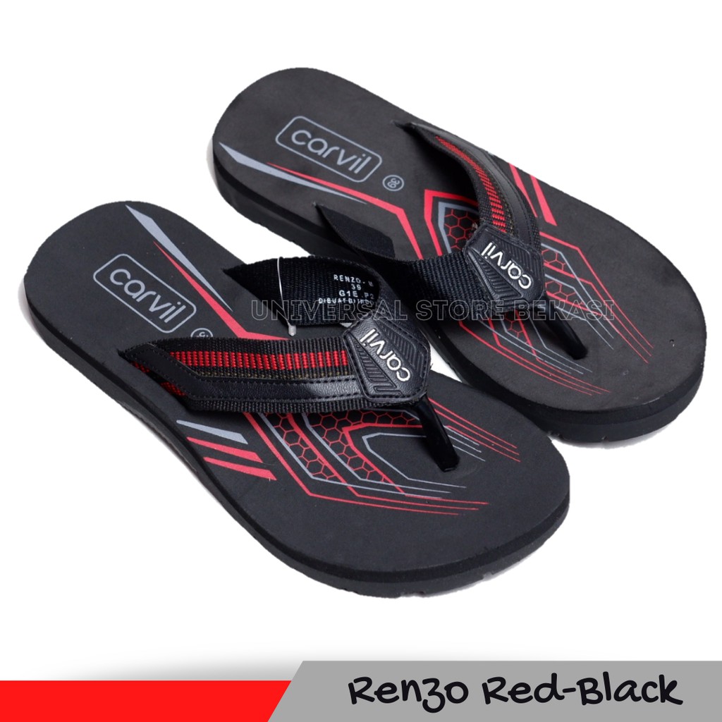 Sandal Pria Carvil Original Anti Air Sendal Jepit Lelaki Laki Cowok Gunung Outdoor Dewasa