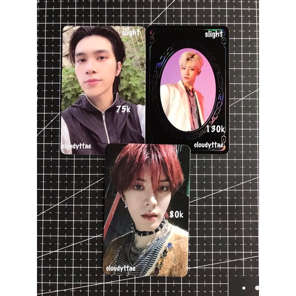 yb jaemin, yuta jewel universe, hendery pb universe photocard