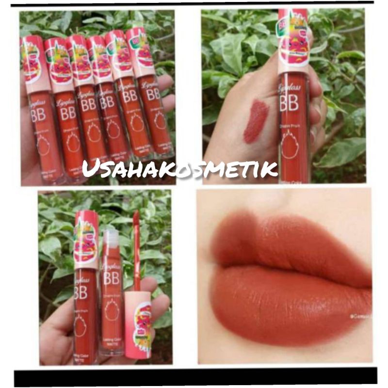 TERMURAH PER6PCS LIP GLOSS MATTE KISS BEAUTY VELVET | BB DRAGON NO. 70060/ 70063