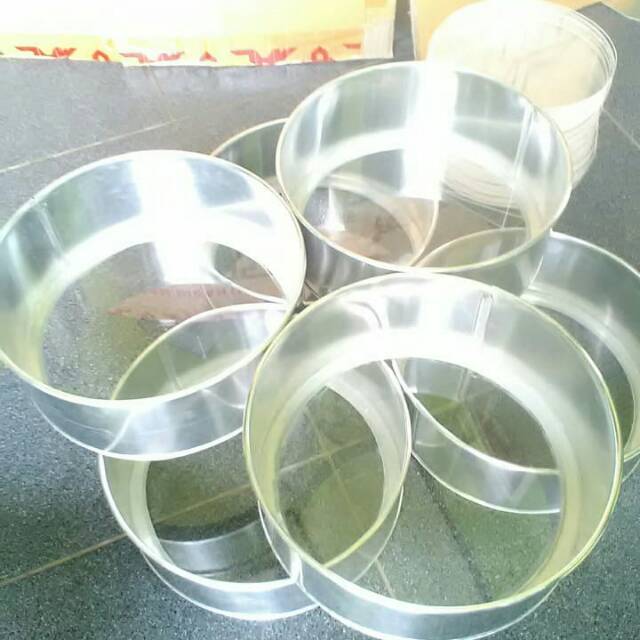 Loyang bulat puding jelly art