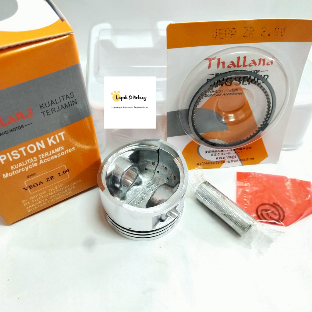 PISTON KIT VEGA ZR SEHER SET VEGA ZR JUPITER Z NEW ROBOT 115CC 5D9 STD/25/50/100/150/200