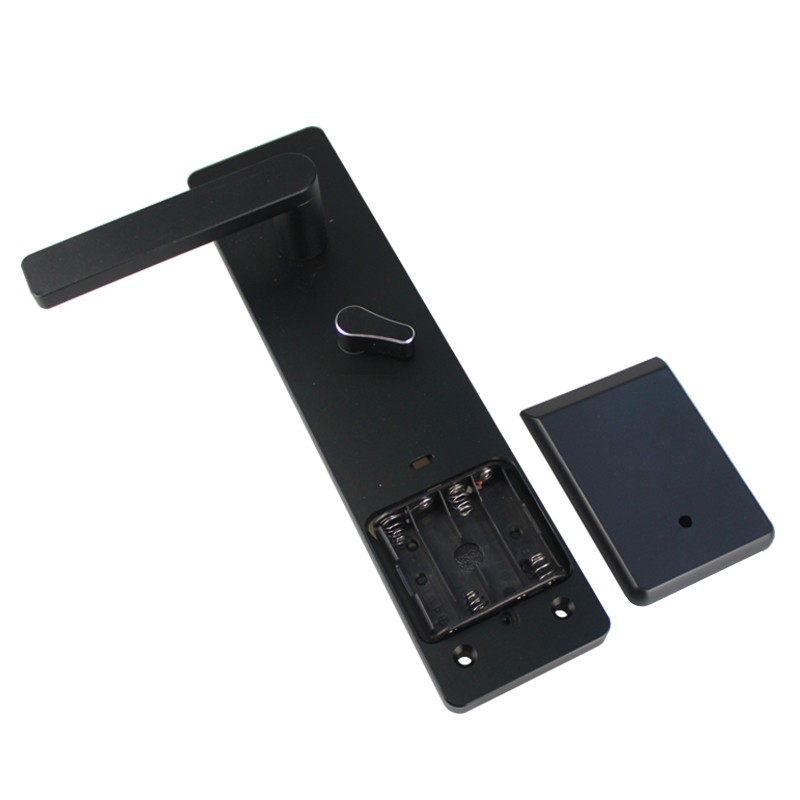 Smart Door Lock With Card H1032 - BLACK [RIGHT] KlikVape Bandung