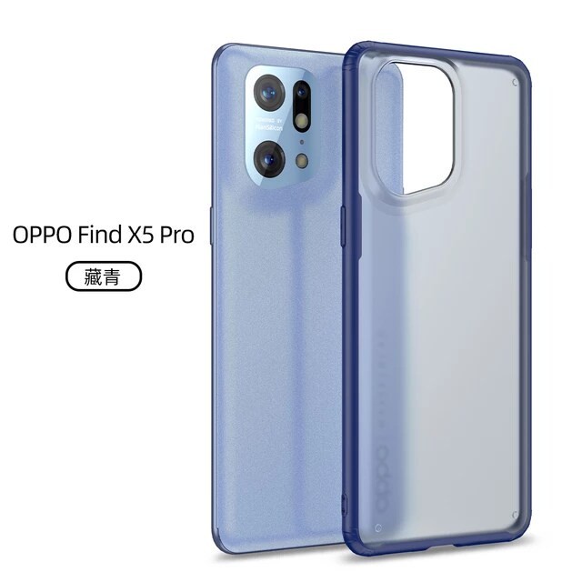 OPPO FIND X5 PRO 5G SOFT CASE FROSTED TRITONE SERIES ORIGINAL