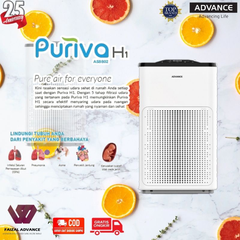 AIR PURIFIER ADVANCE PURIVA H1