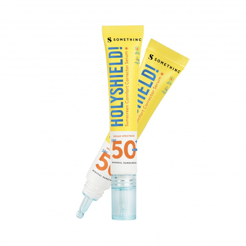 ✨ AKU MURAH ✨ SOMETHINC Holyshield Sunscreen Comfort Corrector Serum SPF 50 PA++++ 15ml // 50ml BPOM