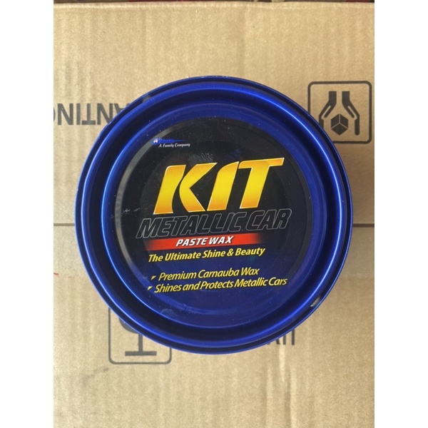 Kit Metallic Car Paste Wax 225gr