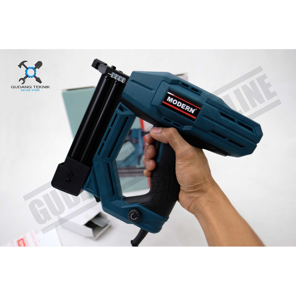 Electric Stapler Gun MODERN M 30FU Mesin Paku Tembak Elektrik F30 / Mesin Paku Tembak Listrik MODERN