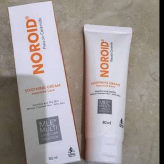 

NOROID SOOTHING CREAM 80 ML memperbaiki susunan kulit alergi eksim