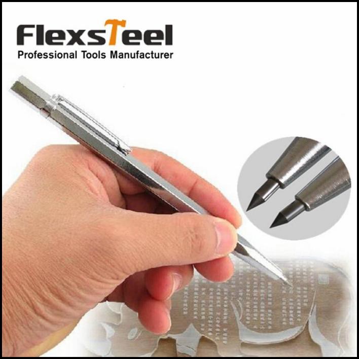 

Pena Ukir Metal Scriber Tungsten Carbide Tip - Silver