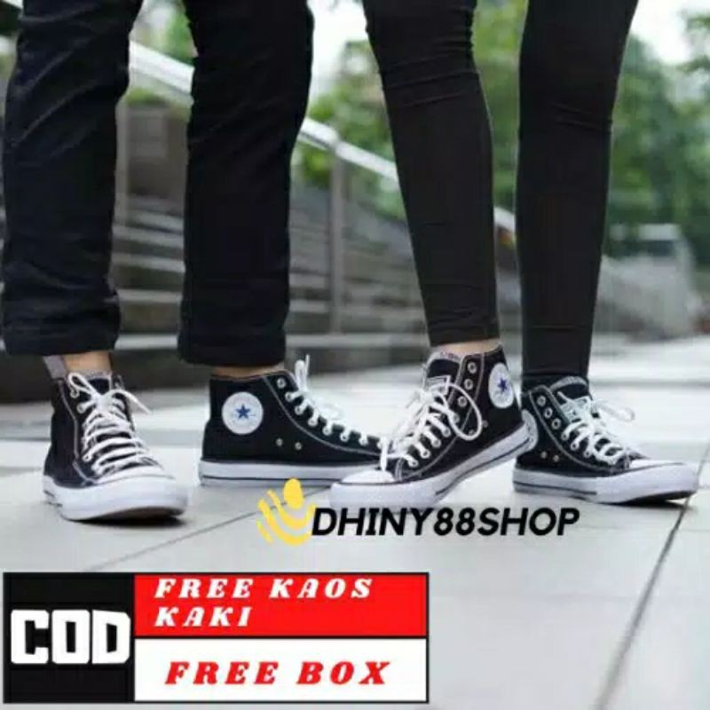 SEPATU ALL STAR CONVERSE CHUCK TAYLOR PANJANG SEPATU SEKOLAH CEWEK COWOK TERMURA