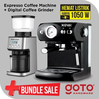 Kova Bundling Espresso Maker Coffee Grinder Penggiling Biji Mesin Kopi