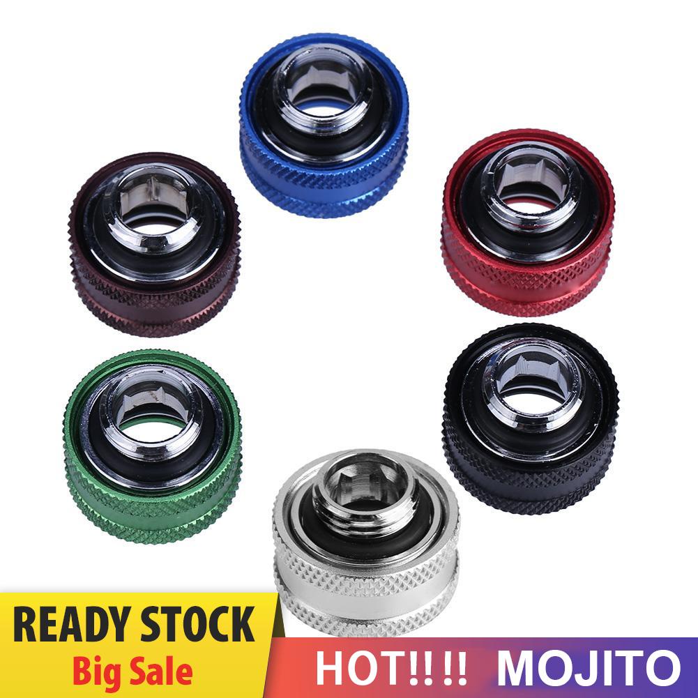 MOJITO G1/4 Thread Rigid Tube 14mm Hard Tube Extender Fitting for PC Water Cooling