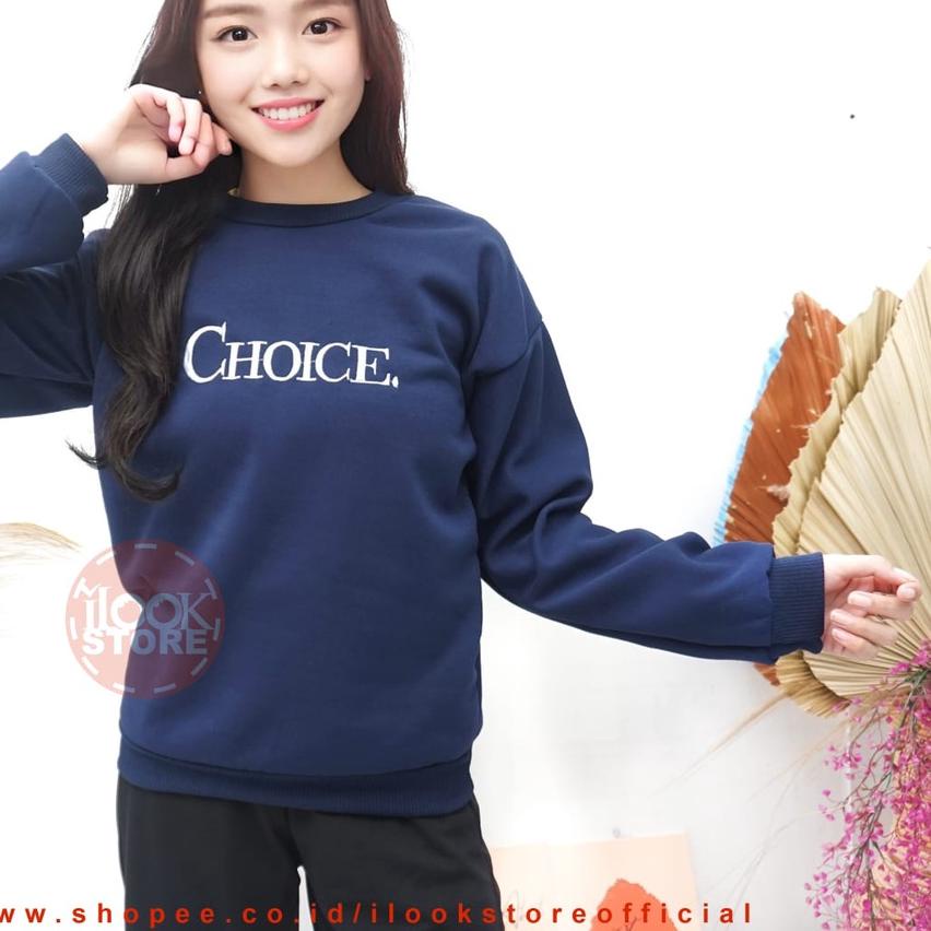 Promo  ilook | Sweater Oblong Choice | Sweater Murah | Sweater Kekinian [KODE PRODUK 556]