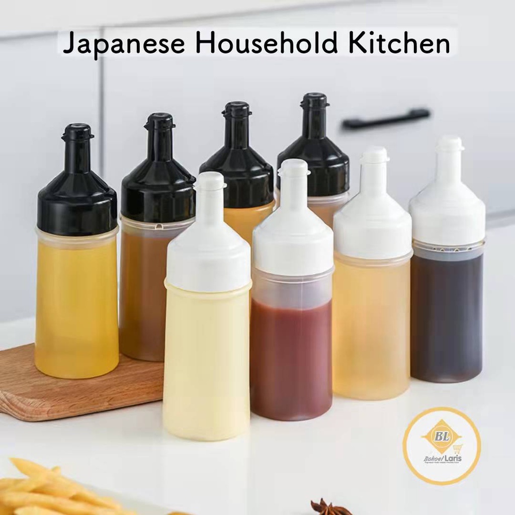 Botol Saus Jepang Tahan Debu Dan Anti Bocor Botol Minyak Kecap Aksesoris Dapur Botol Isi Ulang Refill